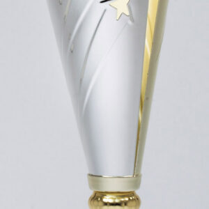 Silver / Gold 3 Star Assembled Cup on Marble Base