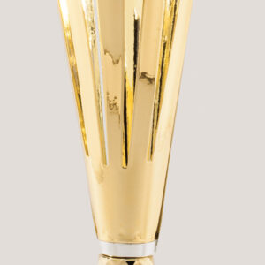 Gold / Silver Soccer Assembled Cup on Marble Base
