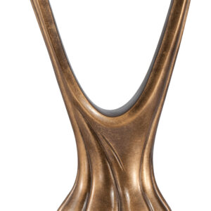 Football Painted Antique Gold V Series Resin