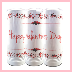 Valentines Day Wrap 22 oz. Skinny Tumbler