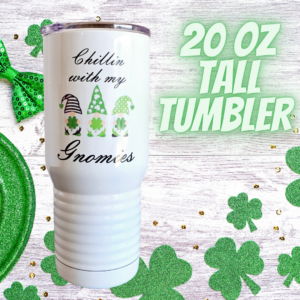 20oz Tall St Patrick's Day Tumbler