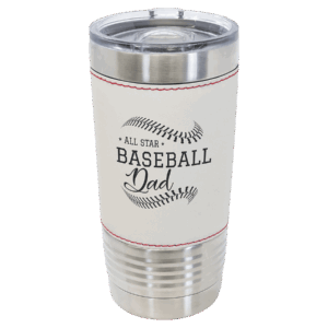 20 oz. Baseball Leatherette Tumbler