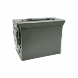 Fat 50 Caliber Army Surplus Steel Ammo Can