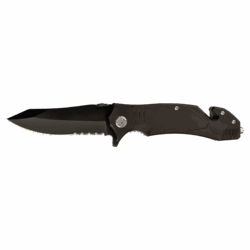 Bison River Black Rescue Knife