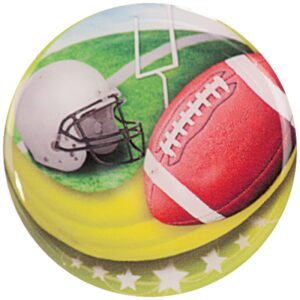 Football Epoxy Dome Mylar Insert