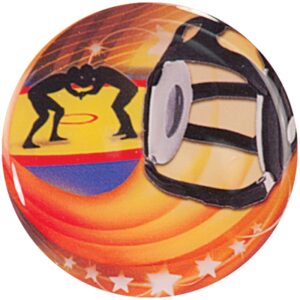 Wrestling Epoxy Dome Mylar Insert