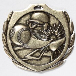 Baseball Burst Medal