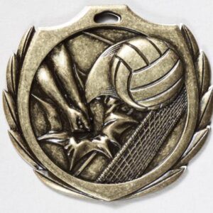 Volleyball Burst Medal