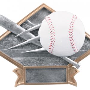 Baseball Diamond Resin Plate