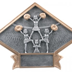 Cheerleader Diamond Resin Plate