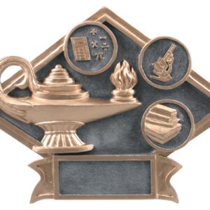 Lamp of Knowledge Diamond Resin Plate