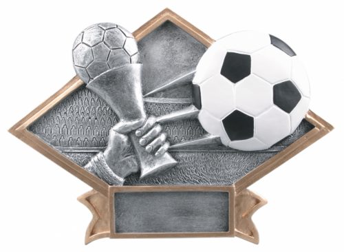 Soccer Diamond Resin Plate