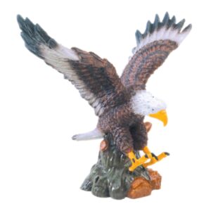 Hand Painted Eagle Resin