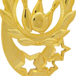 Gold Bowling Sport Wreath Figure-alt