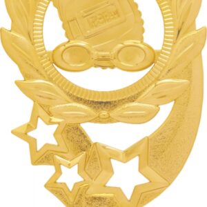 Gold Swimming Sport Wreath Figure-alt