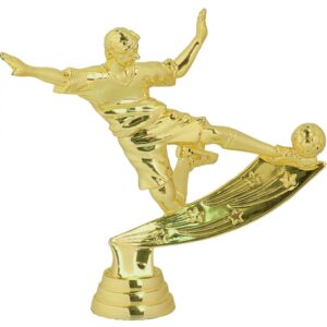 Gold Male Soccer Action Figure-alt