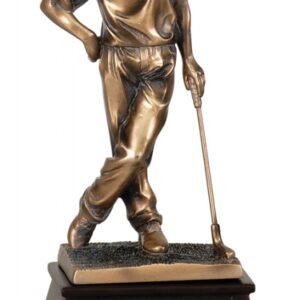 Bronze Male Golf Resin Award