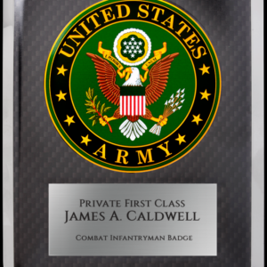 HERO Army seal plaque