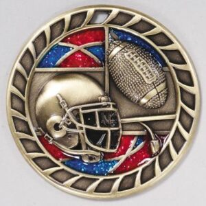 Football Glitter Medal