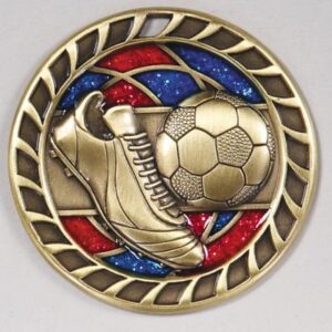 Soccer Glitter Medal