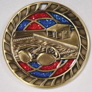 Swimming Glitter Medal