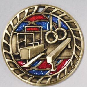Gymnastics Glitter Medal