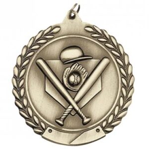 Baseball Die Cast Medal