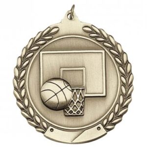Basketball Die Cast Medal