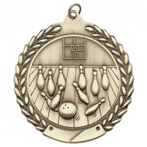 Bowling Die Cast Medal