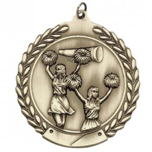 Cheer Die Cast Medal