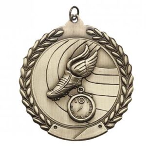 Track Die Cast Medal