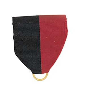 Black/Red Pin Ribbon Drape