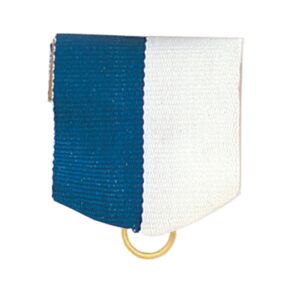 Blue/White Pin Ribbon Drape