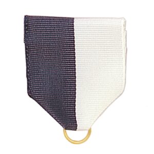 Purple/White Pin Ribbon Drape