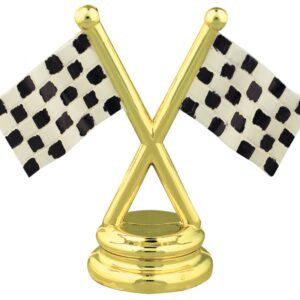 Color Crossed Flags Figure