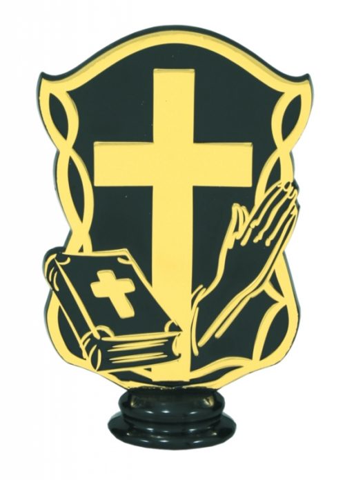 Black/Gold Cross Figure