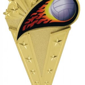 Color Volleyball Flame Figure