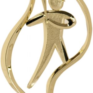 Gold Baseball/Softball Torch Figure