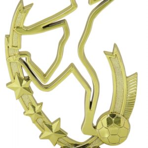 Gold Soccer Profile Figure
