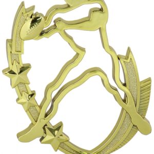 Gold Football Profile Figure