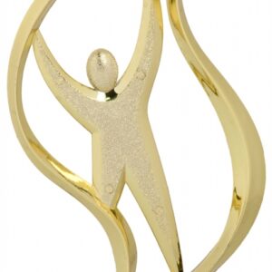 Gold Victory Torch Figure