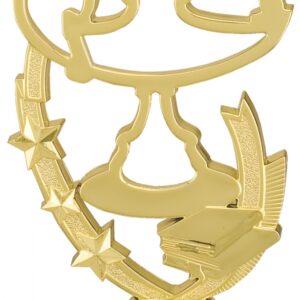 Gold Lamp of Knowledge Profile Figure