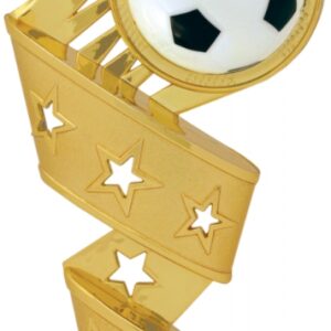 Gold Soccer 3D Twist Figure
