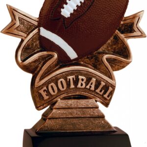 Football Ribbon Resin