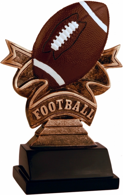 Football Ribbon Resin