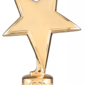 Gold Metal Shining Star Figure