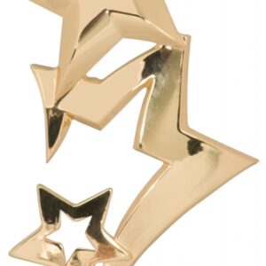 Gold 3-Star Metal Figure