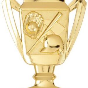 Baseball Trophy Shaped Medal