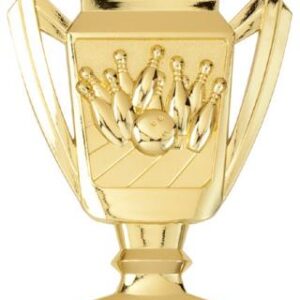 Bowling Trophy Shaped Medal