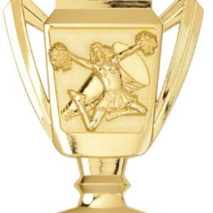 Cheer Trophy Shaped Medal